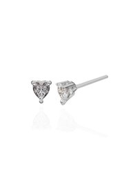 Heliophilia Silver Pendientes de Plata Esterlina 925 con Refuerzo de Rodio